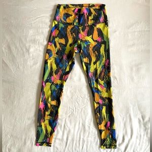 LULULEMON Wunder Train High-Rise Tight, 28", Multicolor, size 8